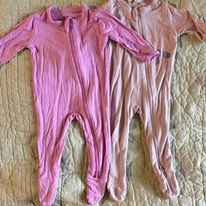 COPY - Two Kyte Baby Footed Sleepers. Good used condition.